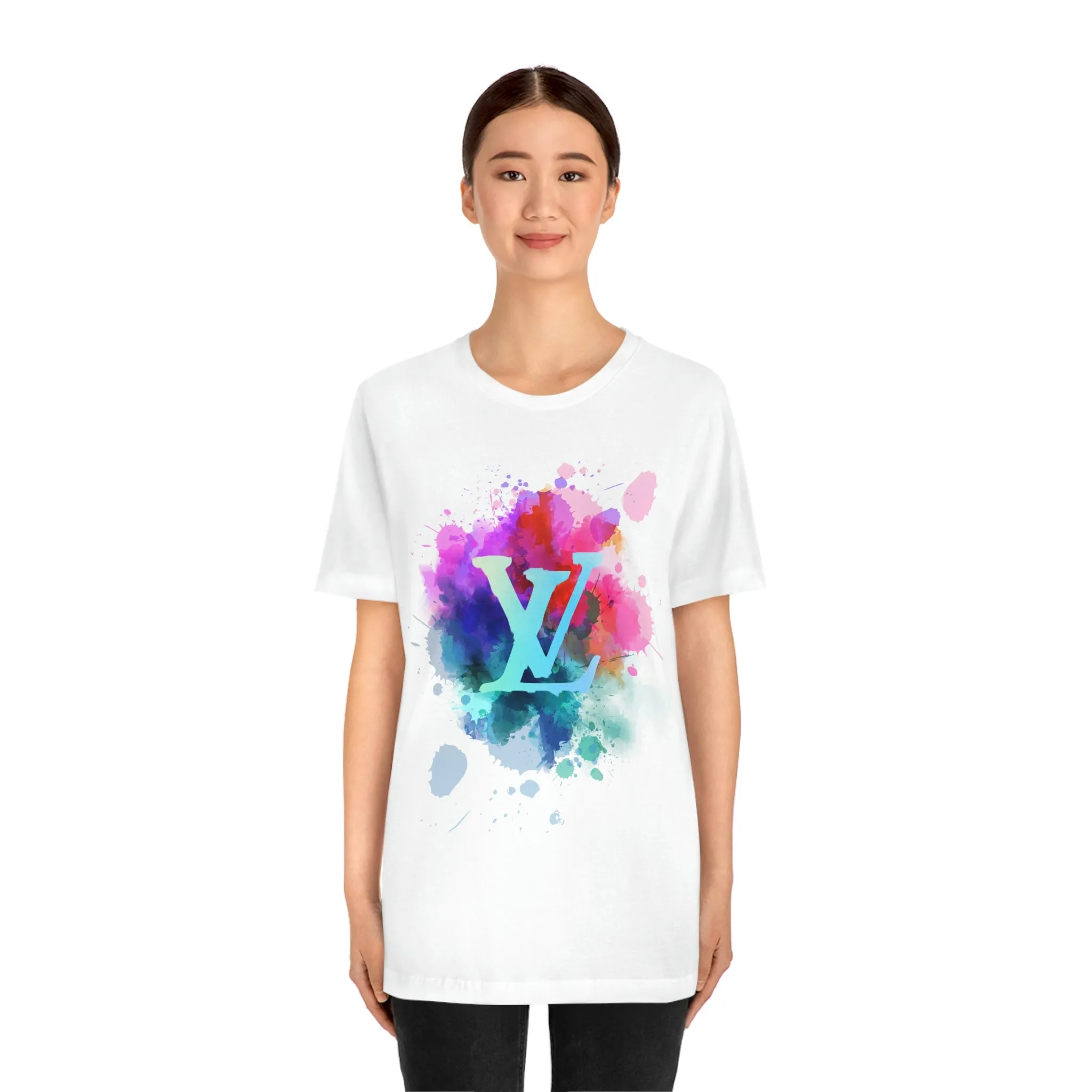 Watercolor Splash Unisex Tee sold by Always Stylish Mama product image thumbnail 3
