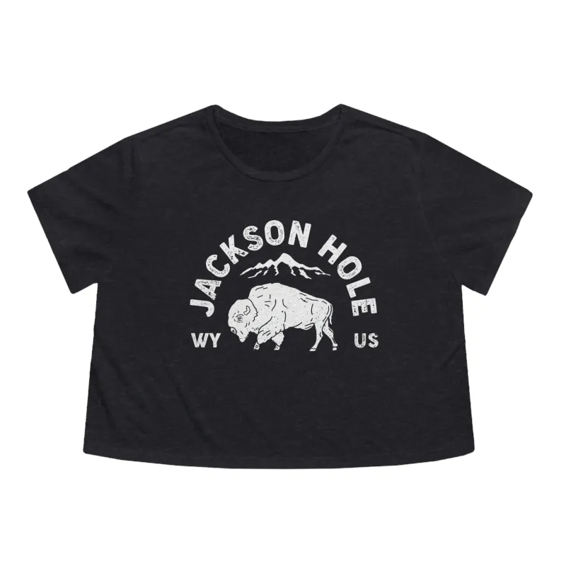 Jackson Hole Cropped Tee sold by Always Stylish Mama