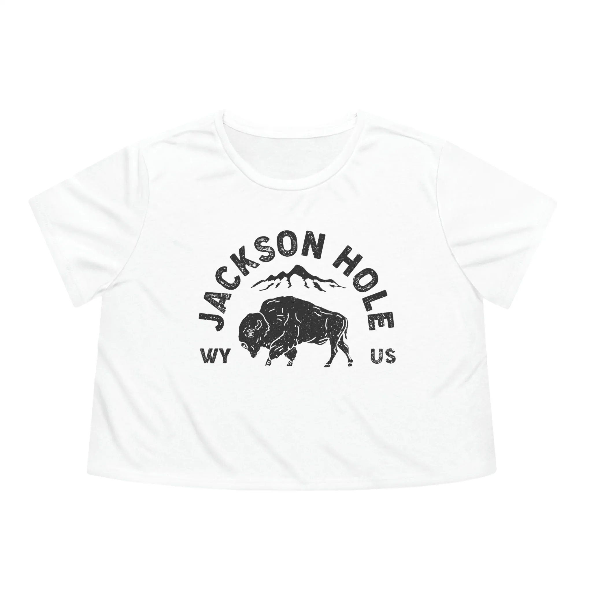 Jackson Hole Cropped Tee sold by Always Stylish Mama product image thumbnail 5