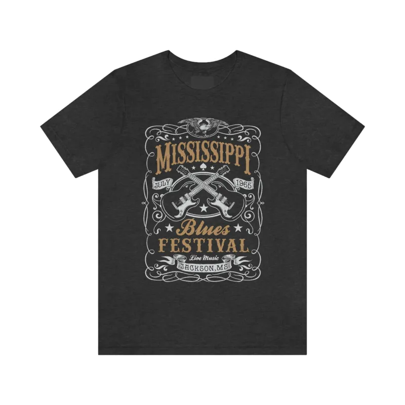 Mississippi Blues Festival Unisex Tee sold by Always Stylish Mama