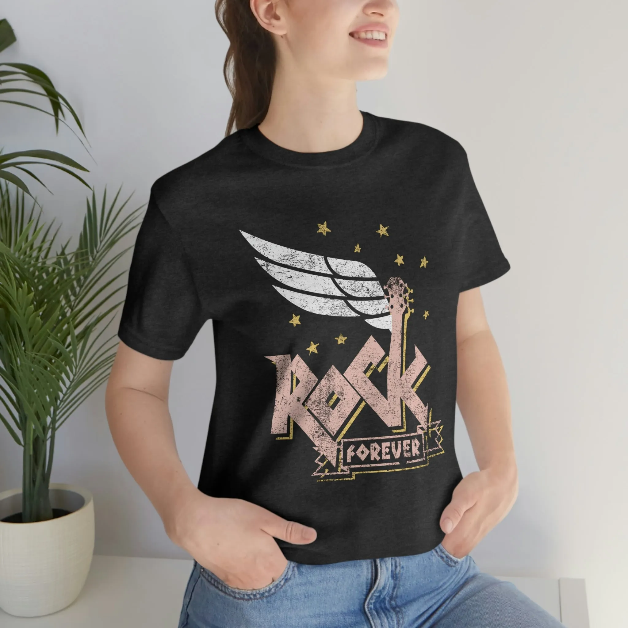 Rock Forever Unisex Tee sold by Always Stylish Mama product image thumbnail 5