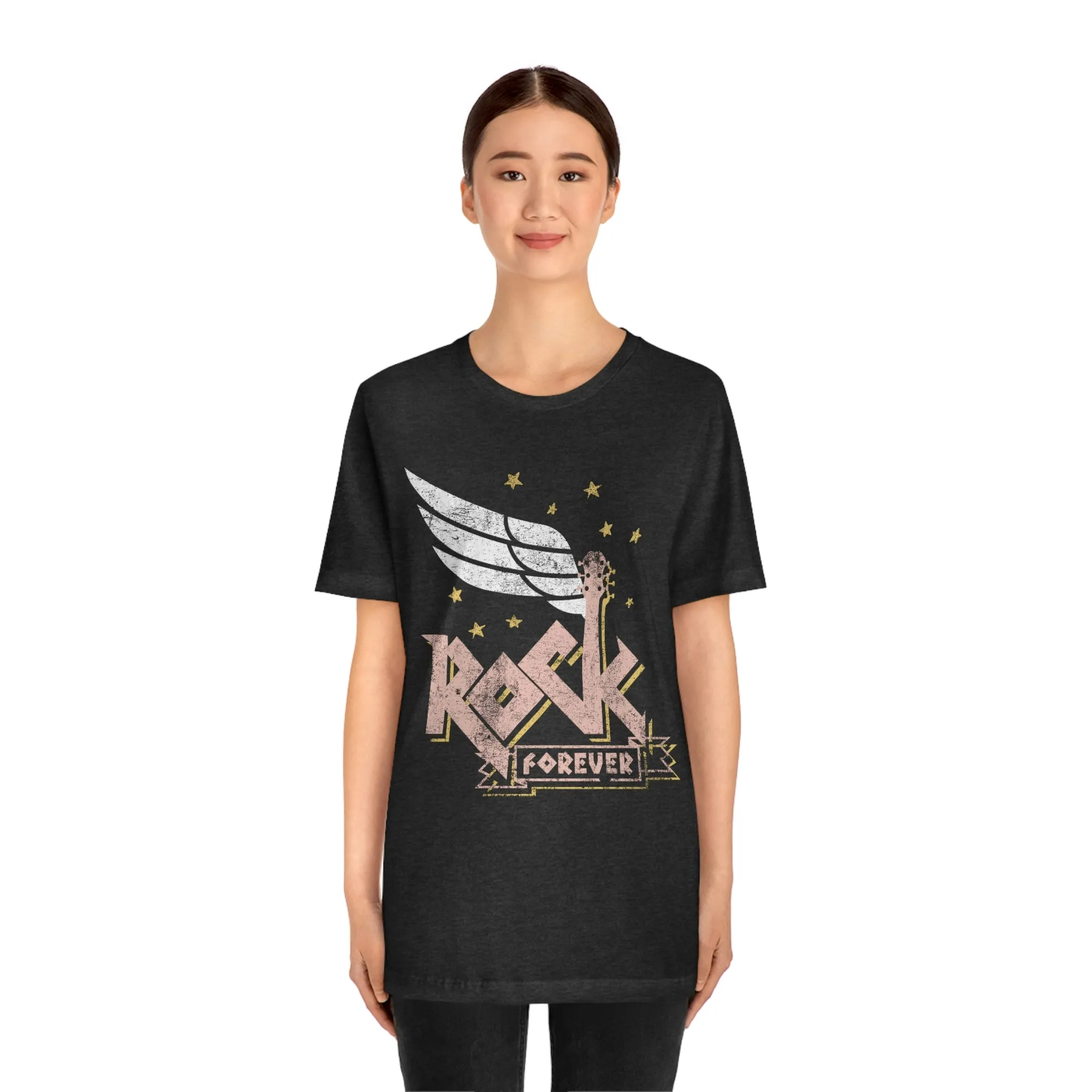 Rock Forever Unisex Tee sold by Always Stylish Mama product image thumbnail 3