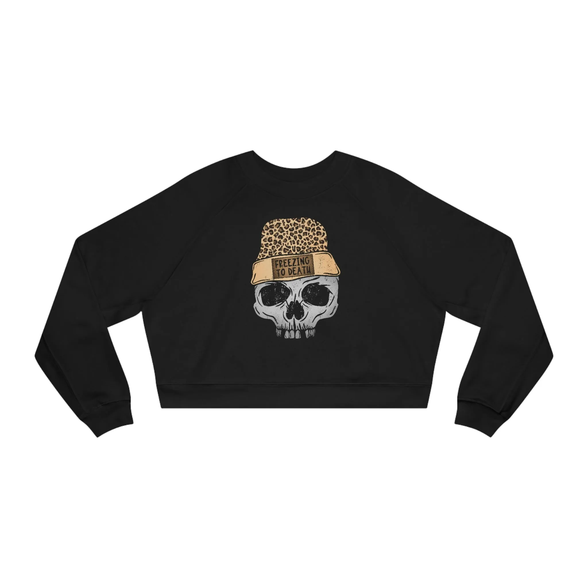Freezing To Death Cropped Sweatshirt sold by Always Stylish Mama product image thumbnail 4
