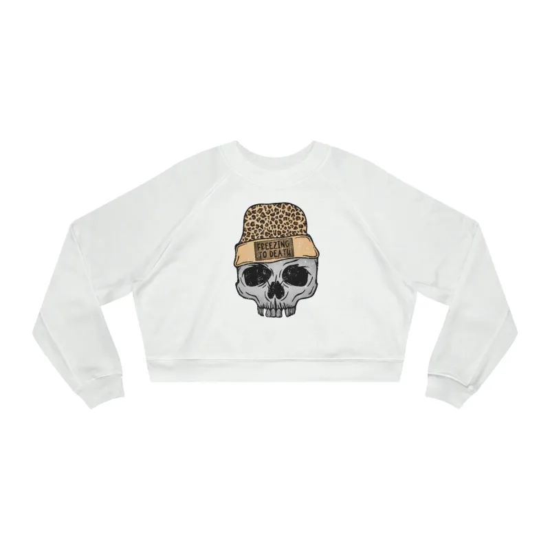 Freezing To Death Cropped Sweatshirt sold by Always Stylish Mama