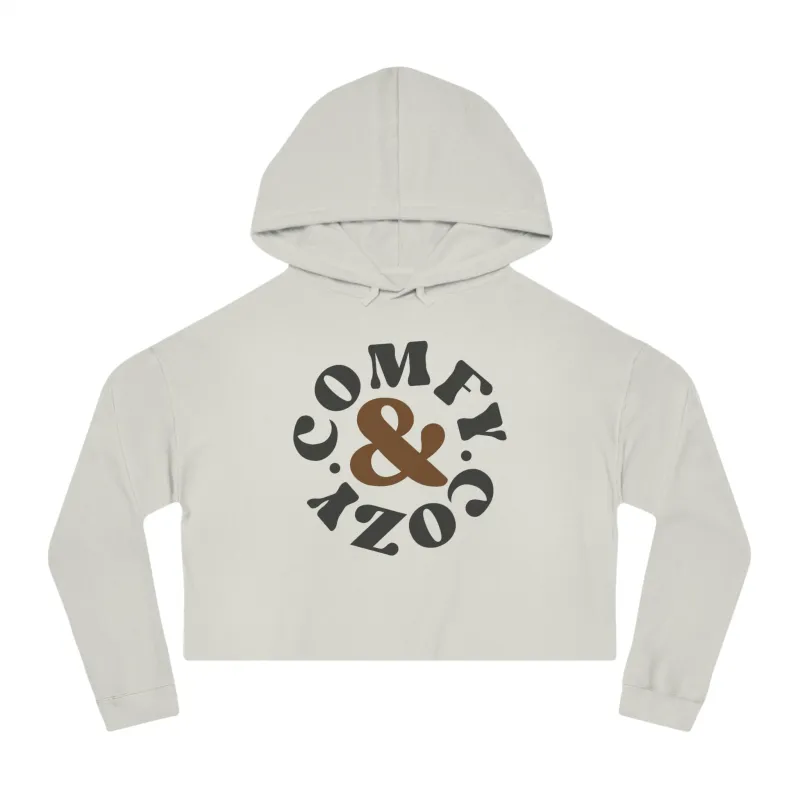 Comfy & Cozy Cropped Hooded Sweatshirt sold by Always Stylish Mama