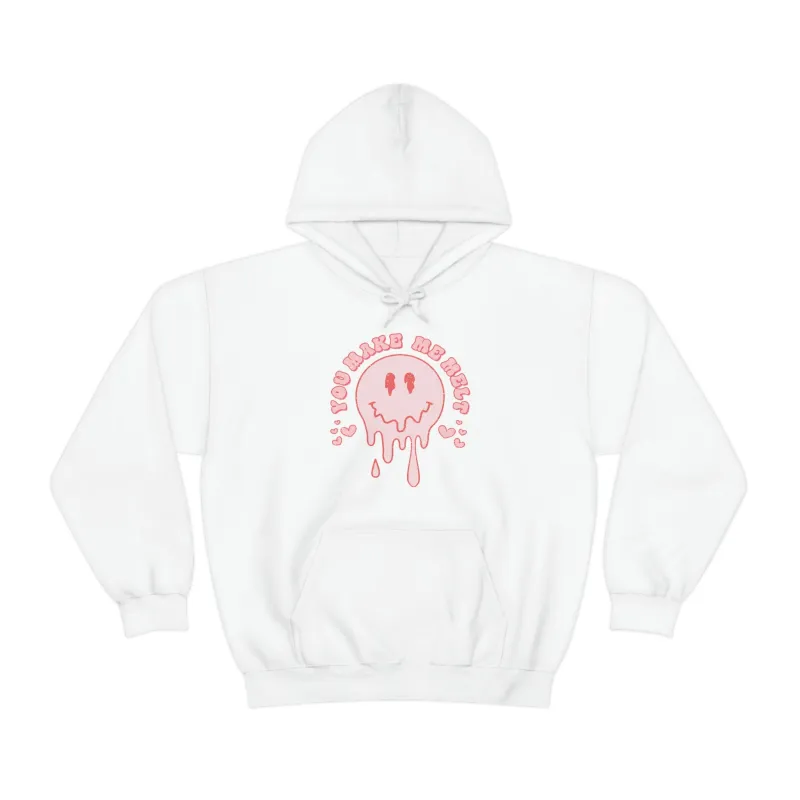 You Make Me Melt Smiley Face Unisex Hoodie sold by Always Stylish Mama