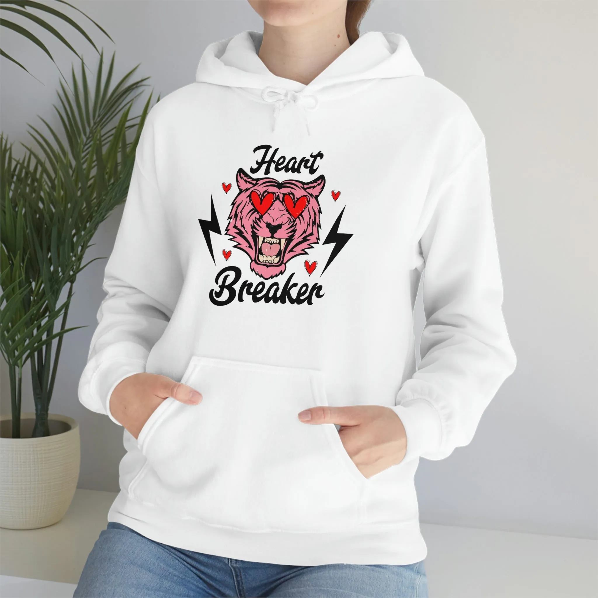 Heartbreaker Tiger Unisex Hoodie sold by Always Stylish Mama product image thumbnail 3
