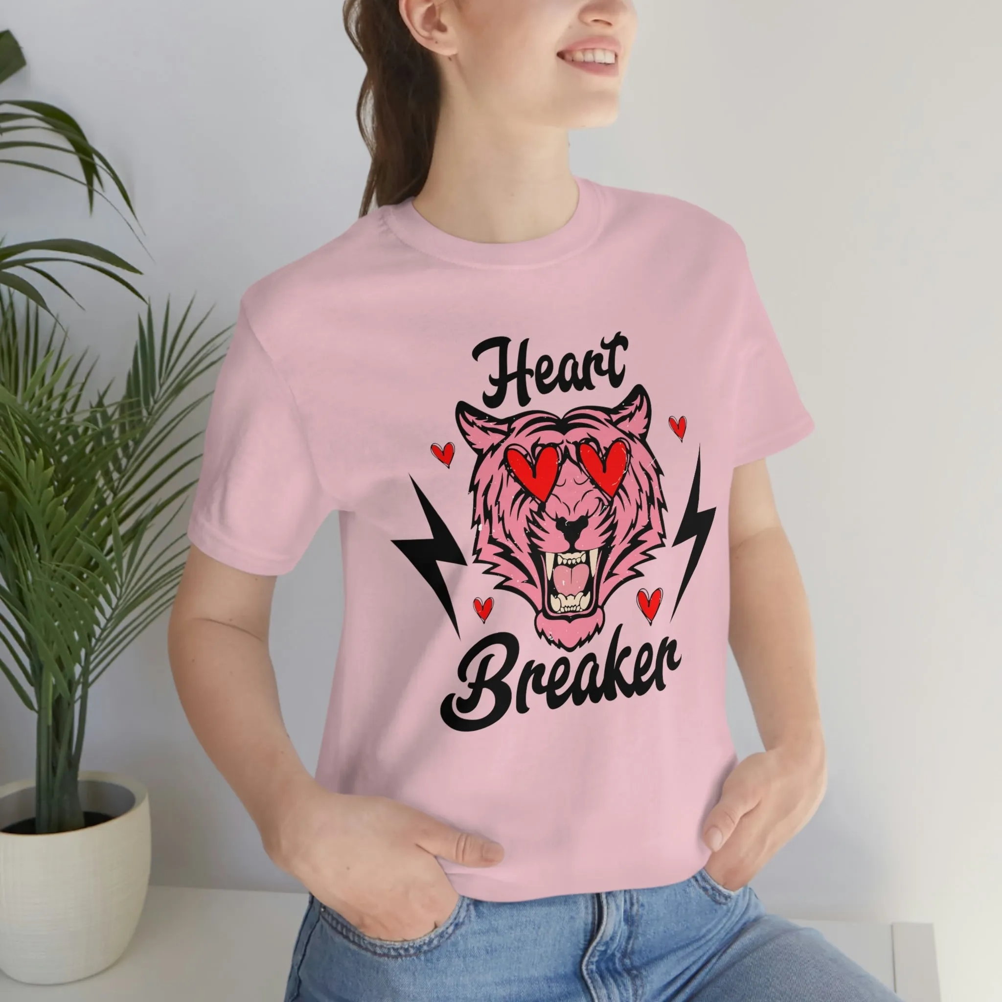 Heartbreaker Tiger Unisex Tee sold by Always Stylish Mama product image thumbnail 4