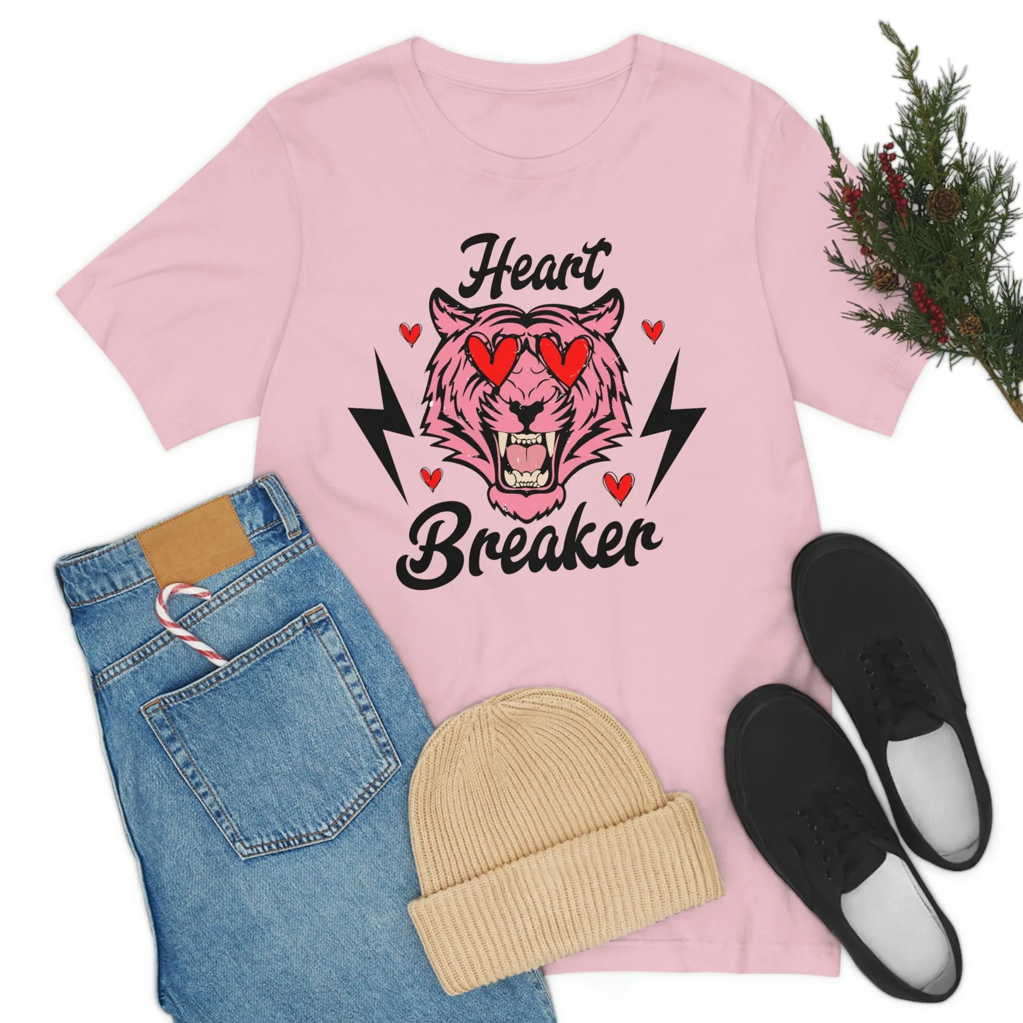 Heartbreaker Tiger Unisex Tee sold by Always Stylish Mama product image thumbnail 5