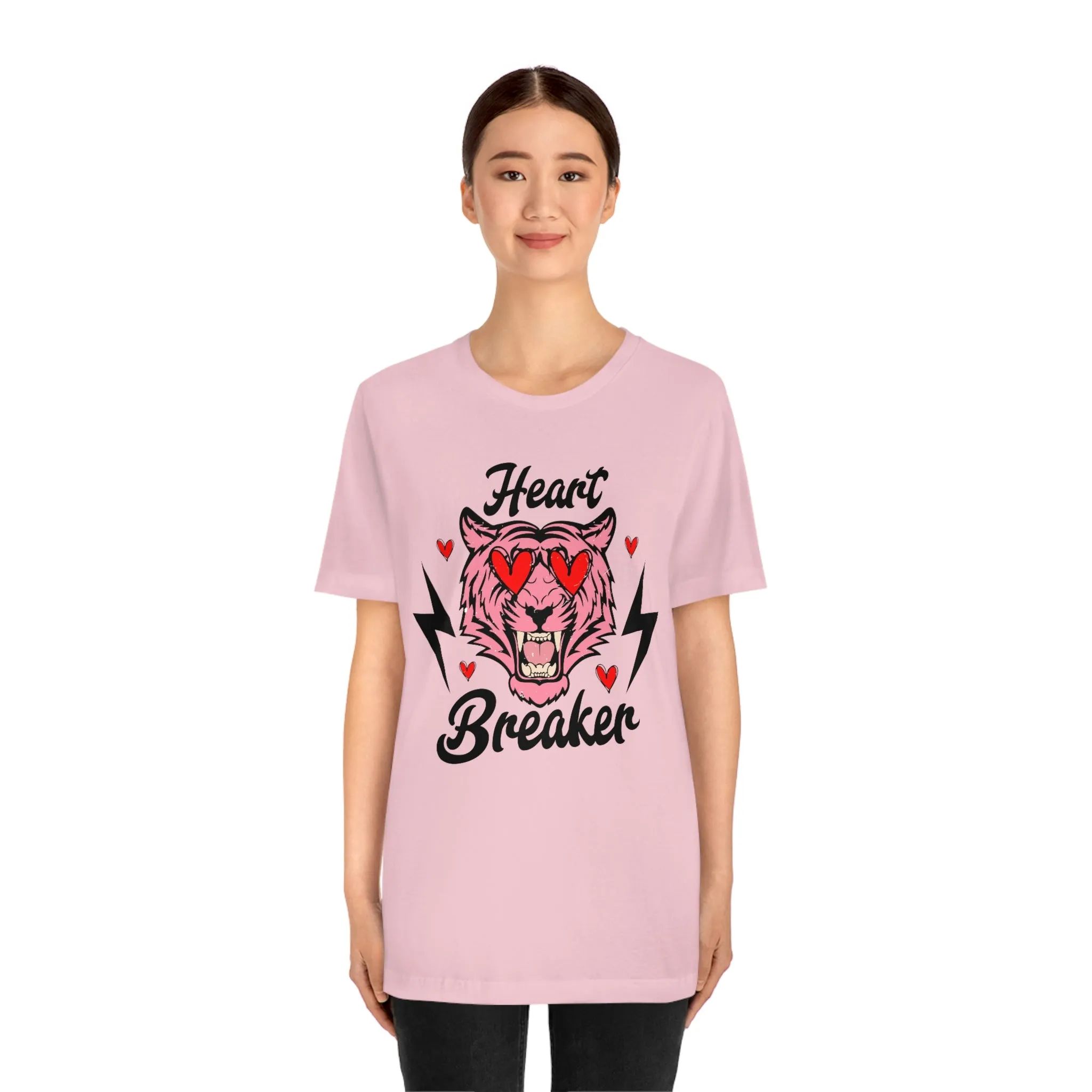 Heartbreaker Tiger Unisex Tee sold by Always Stylish Mama product image thumbnail 2