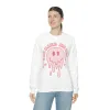 You Make My Heart Melt Smiley Face Valentine Unisex Sweatshirt sold by Always Stylish Mama
