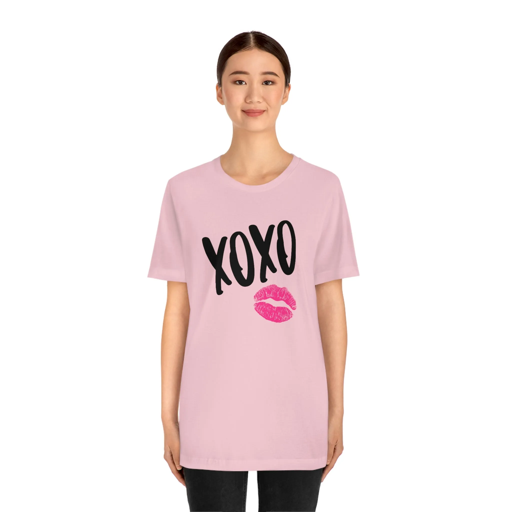 XOXO Kiss Valentine Unisex Tee sold by Always Stylish Mama product image thumbnail 2