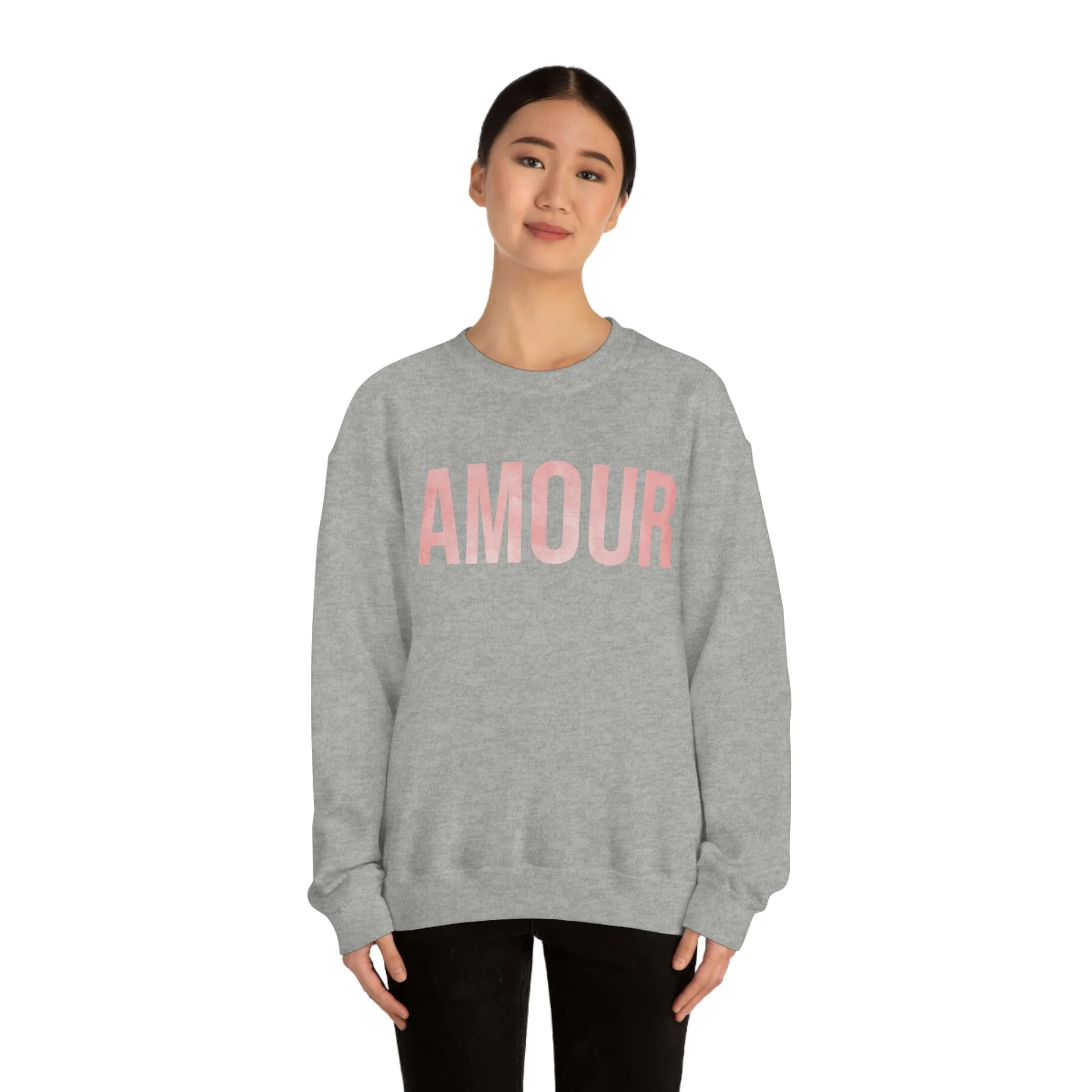 Amour Unisex Sweatshirt sold by Always Stylish Mama product image thumbnail 2