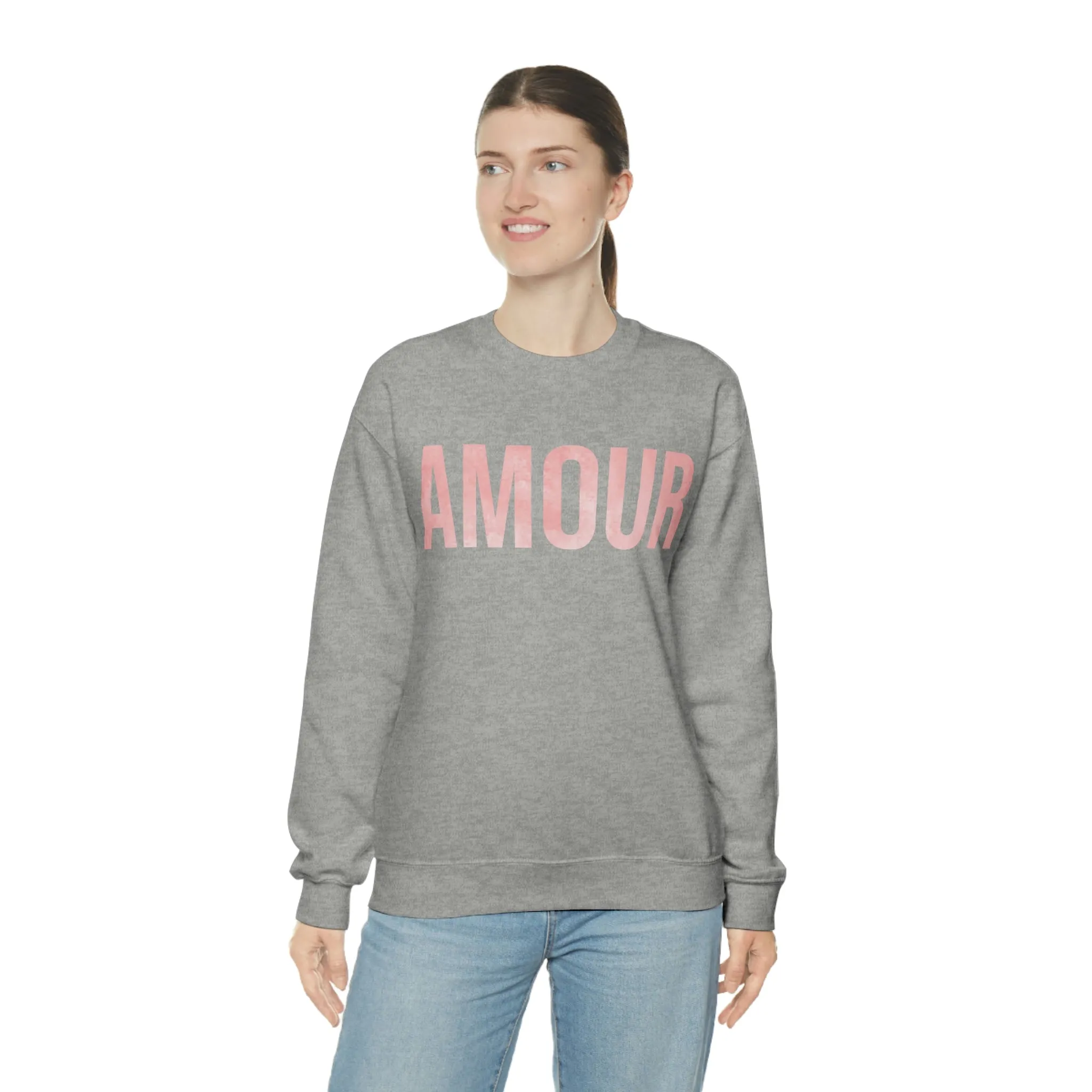 Amour Unisex Sweatshirt sold by Always Stylish Mama product image thumbnail 3