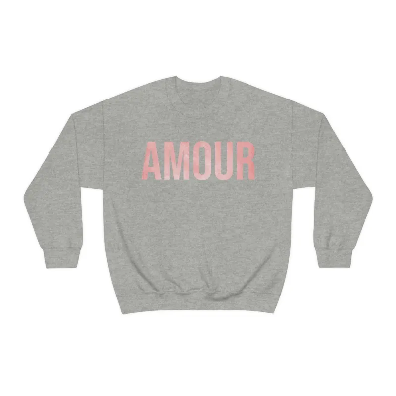 Amour Unisex Sweatshirt made by Always Stylish Mama
