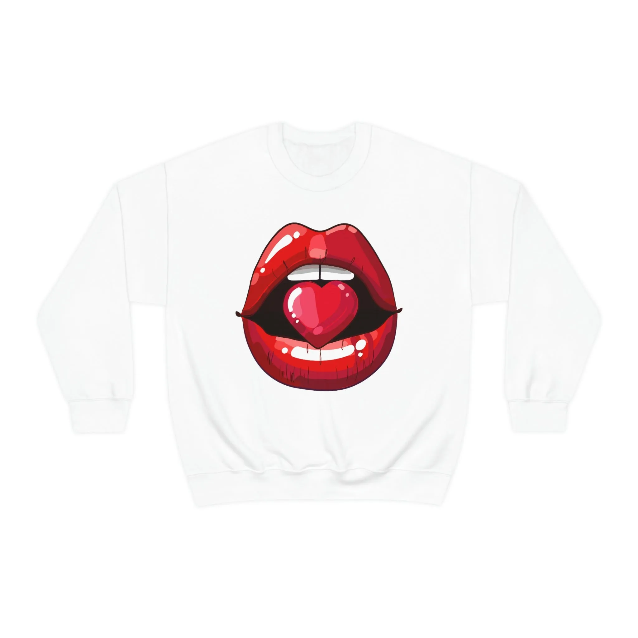 Love Lips Valentine Unisex Sweatshirt sold by Always Stylish Mama