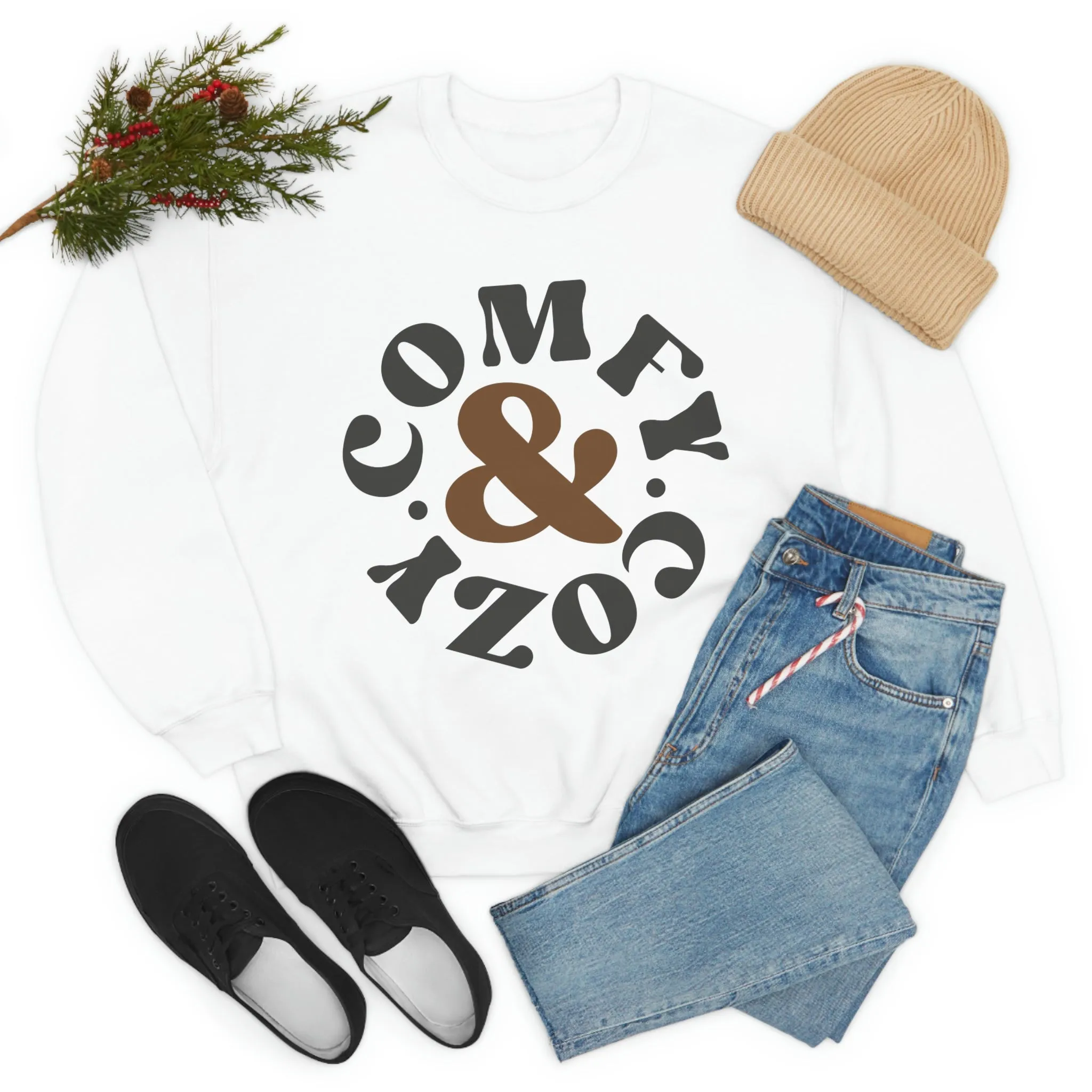 Comfy & Cozy Unisex Sweatshirt sold by Always Stylish Mama product image thumbnail 5