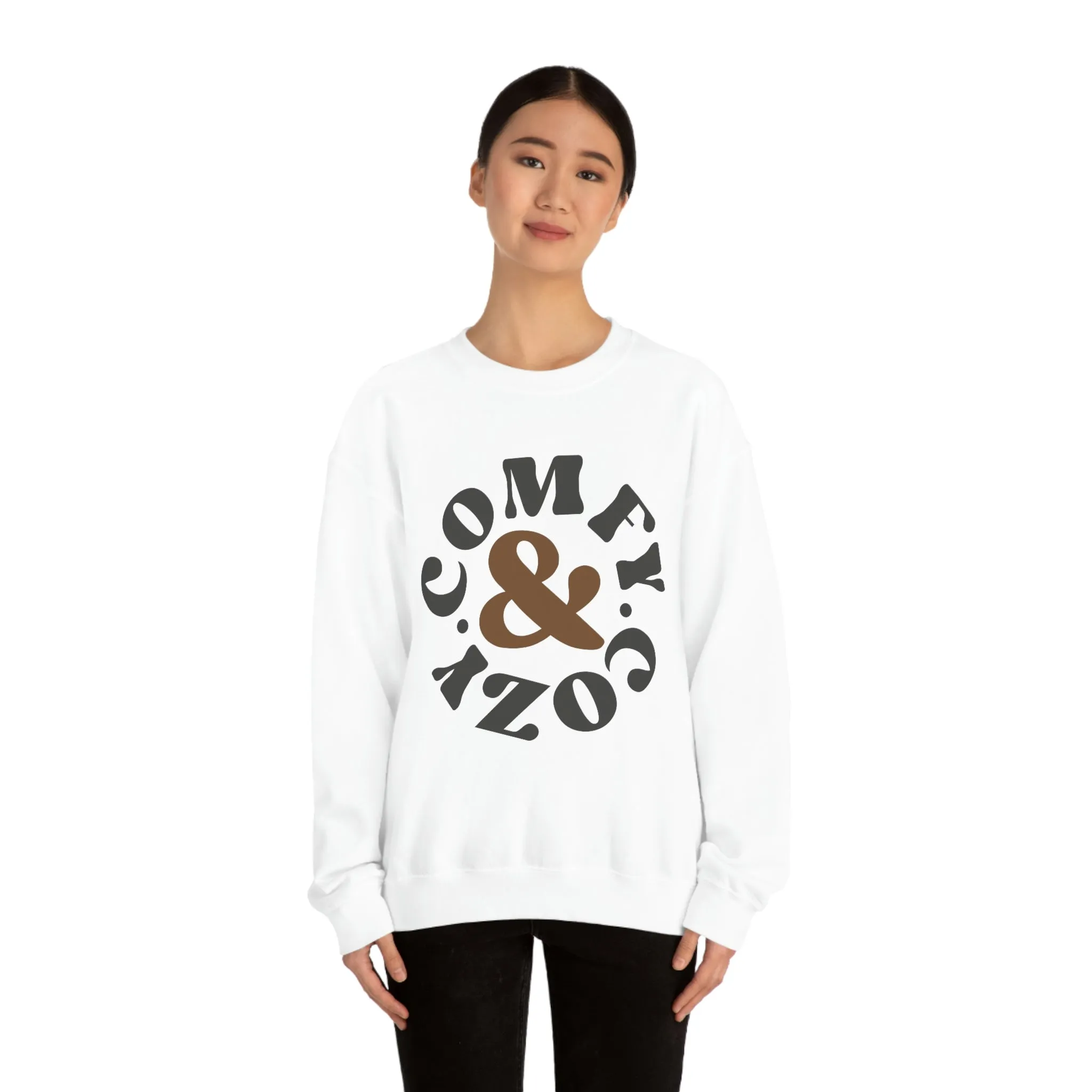 Comfy & Cozy Unisex Sweatshirt sold by Always Stylish Mama product image thumbnail 2