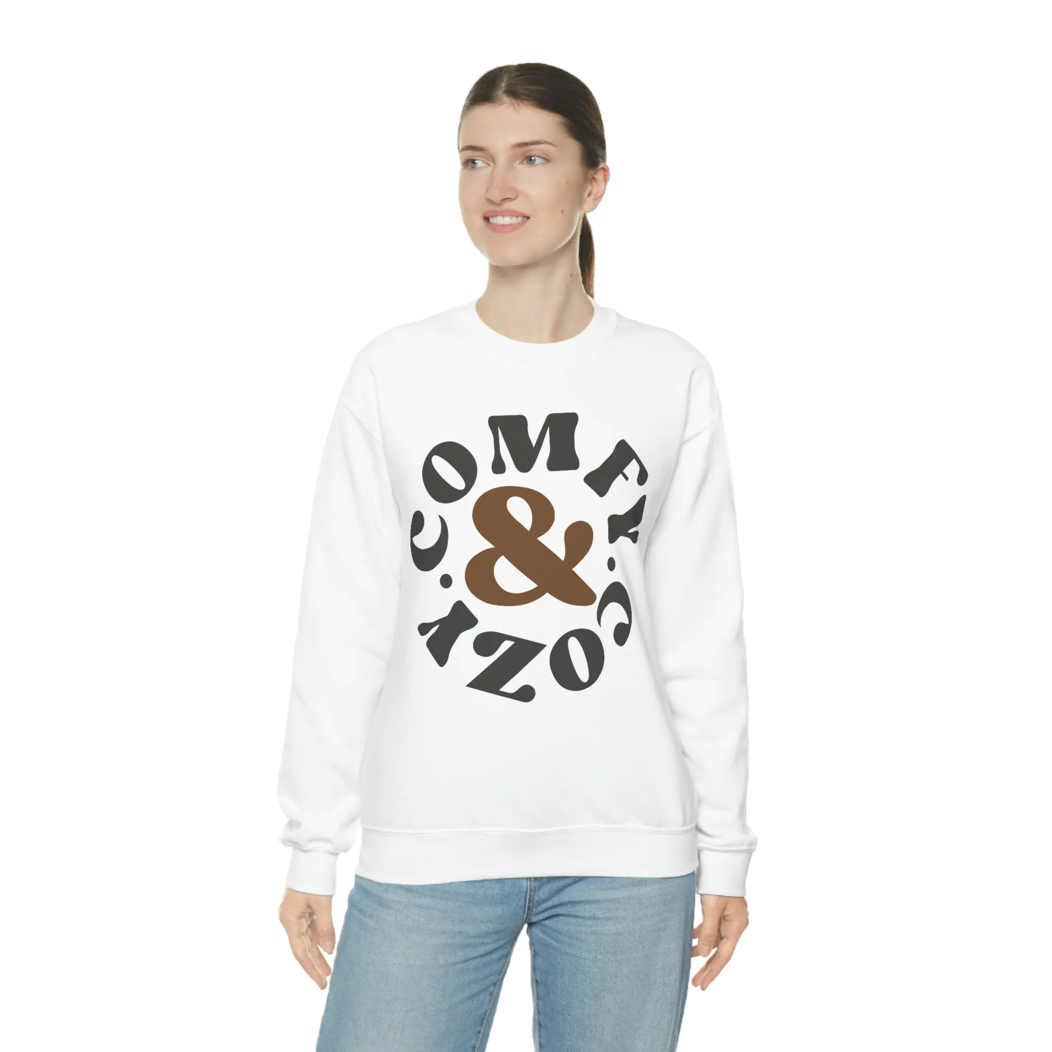 Comfy & Cozy Unisex Sweatshirt sold by Always Stylish Mama product image thumbnail 3