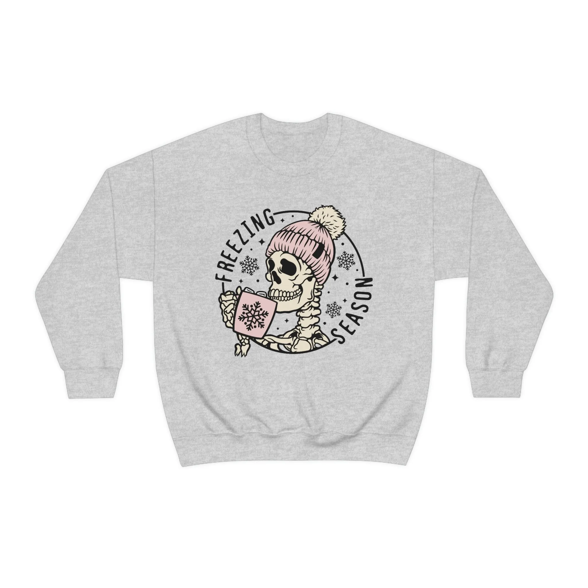 Freezing Season Skull Unisex Sweatshirt sold by Always Stylish Mama