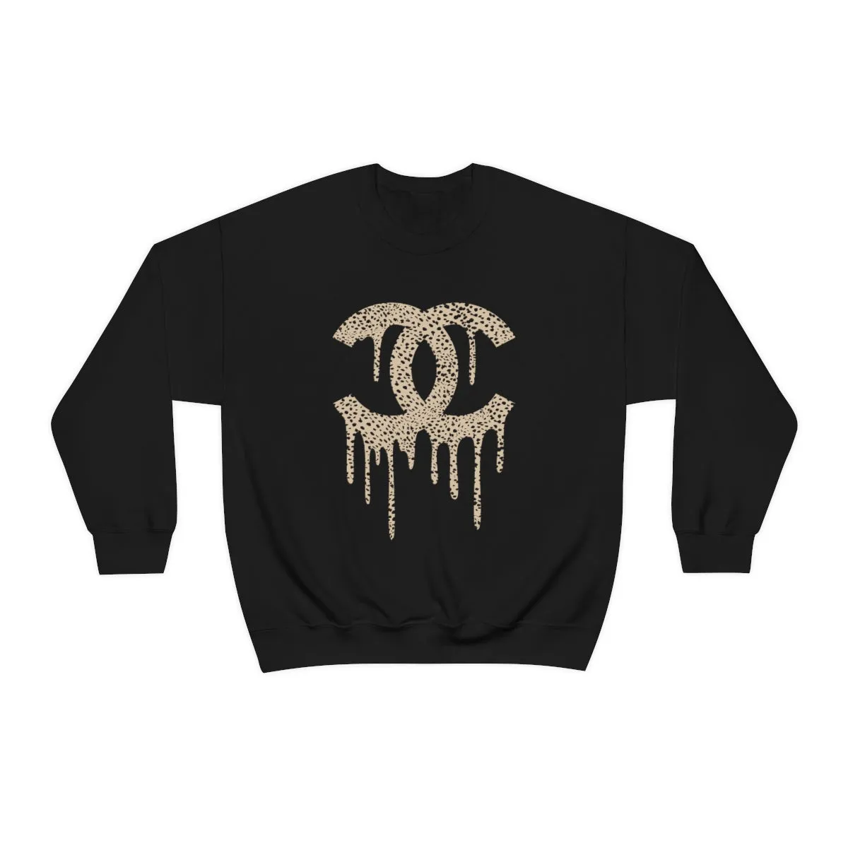 Cheetah Double C Drip Unisex Sweatshirt sold by Always Stylish Mama