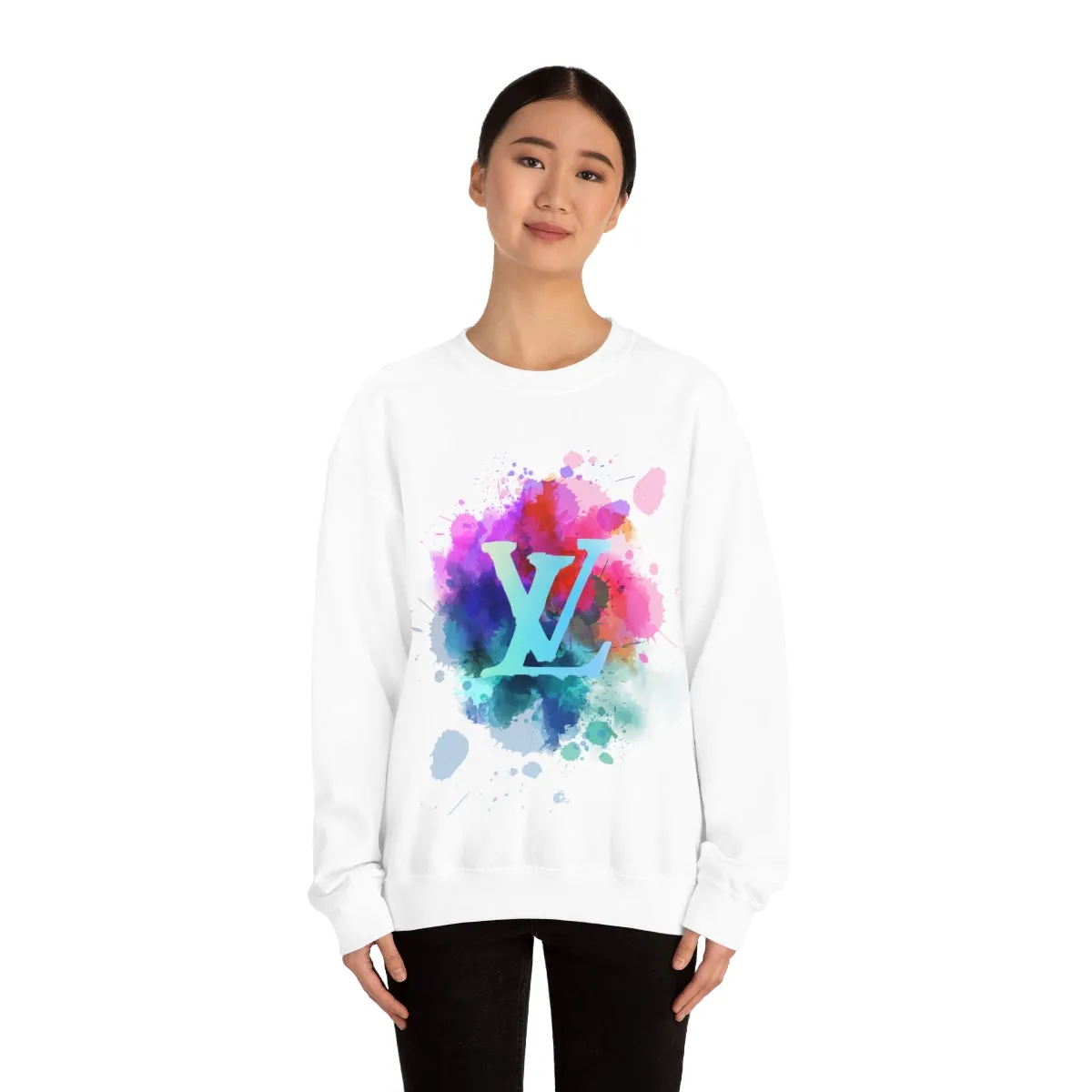 Watercolor Splash Sweatshirt sold by Always Stylish Mama product image thumbnail 2