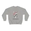 Skull Pink Roses Unisex Sweatshirt sold by Always Stylish Mama
