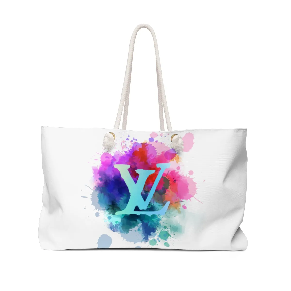 Watercolor Splash Weekender Bag sold by Always Stylish Mama
