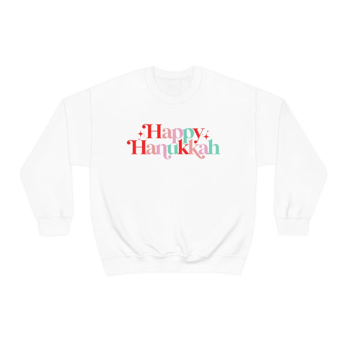 Happy Hanukkah Colorful Unisex Sweatshirt sold by Always Stylish Mama
