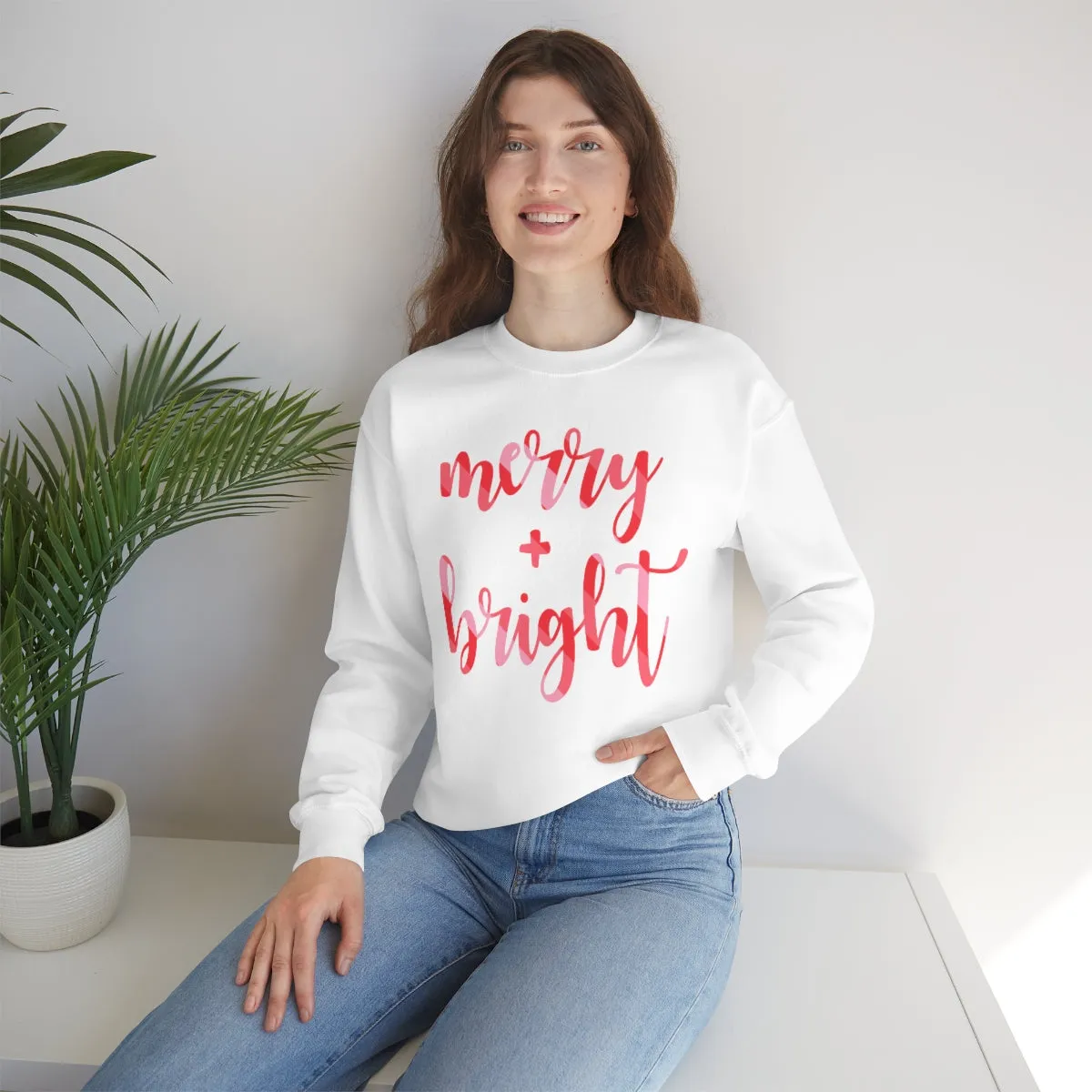 Merry & Bright Stripes Unisex Sweatshirt sold by Always Stylish Mama product image thumbnail 4