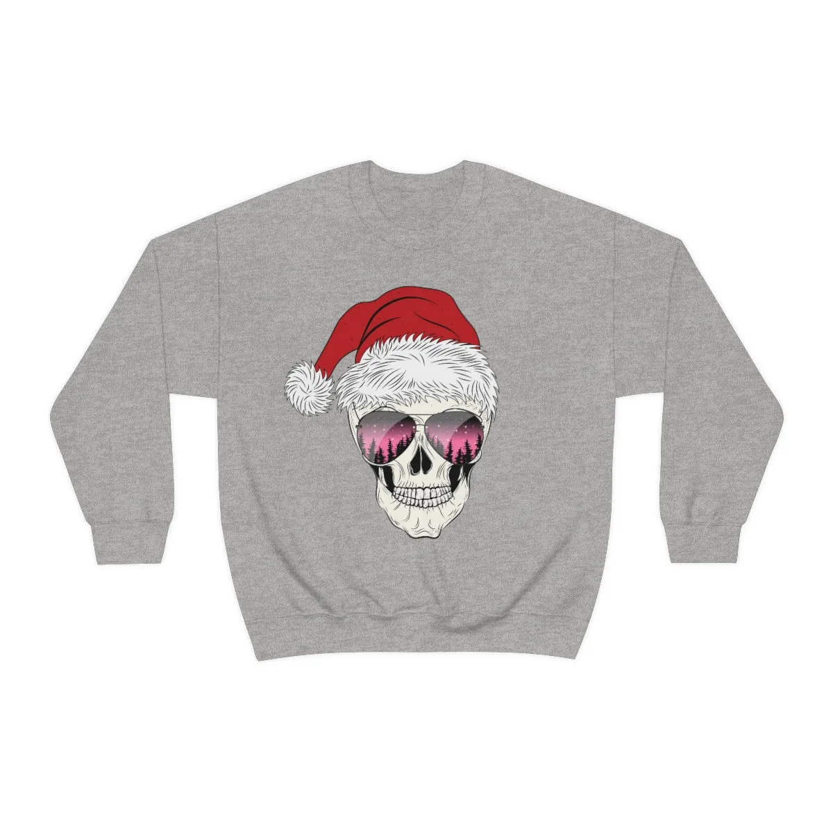 Santa Skull Unisex Sweatshirt sold by Always Stylish Mama