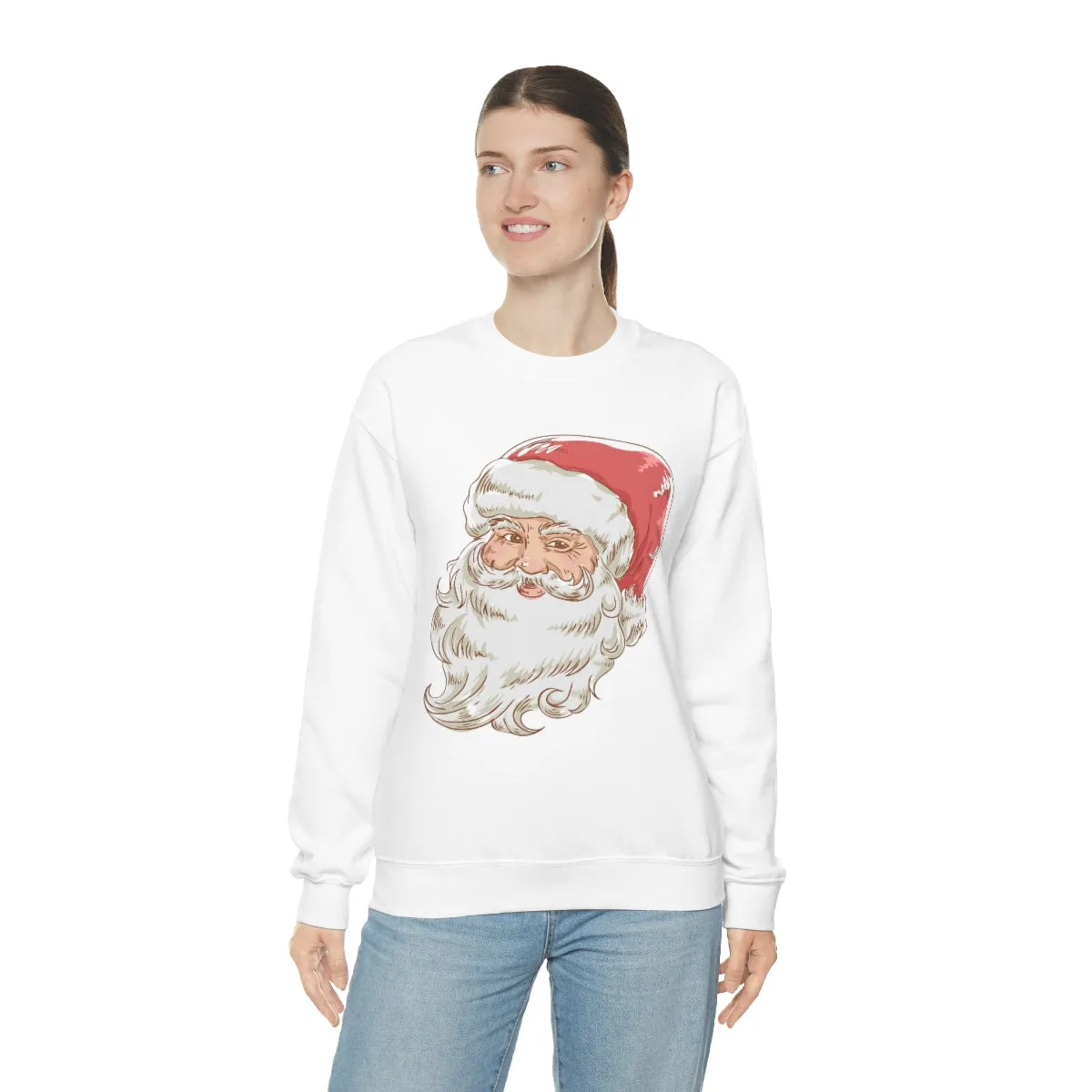 Vintage Santa Claus Unisex Sweatshirt sold by Always Stylish Mama product image thumbnail 3