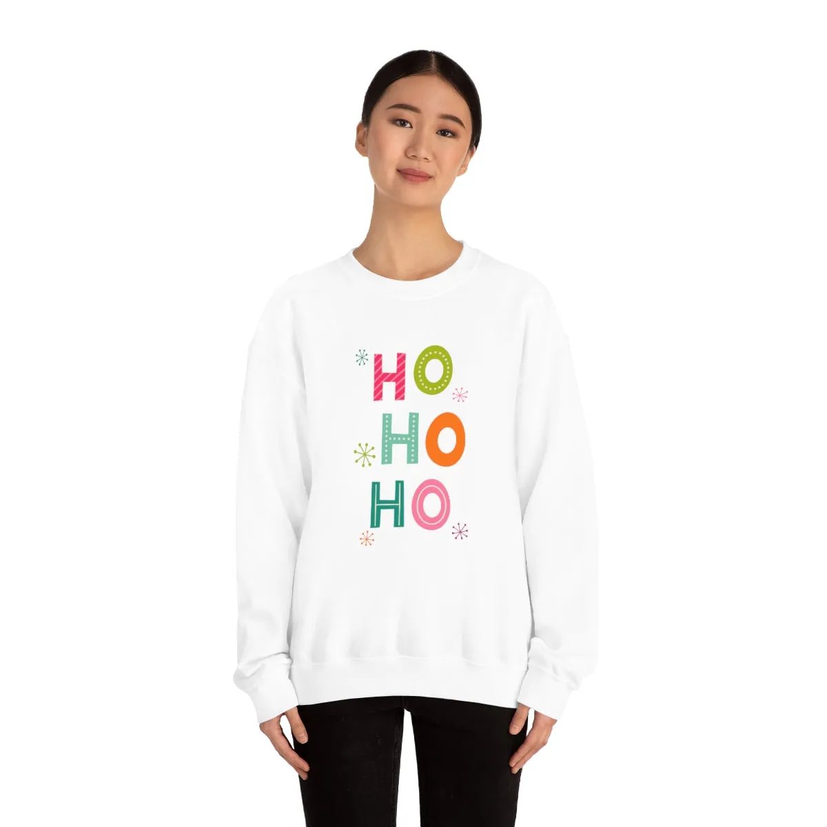 HO HO HO Unisex Sweatshirt sold by Always Stylish Mama product image thumbnail 2