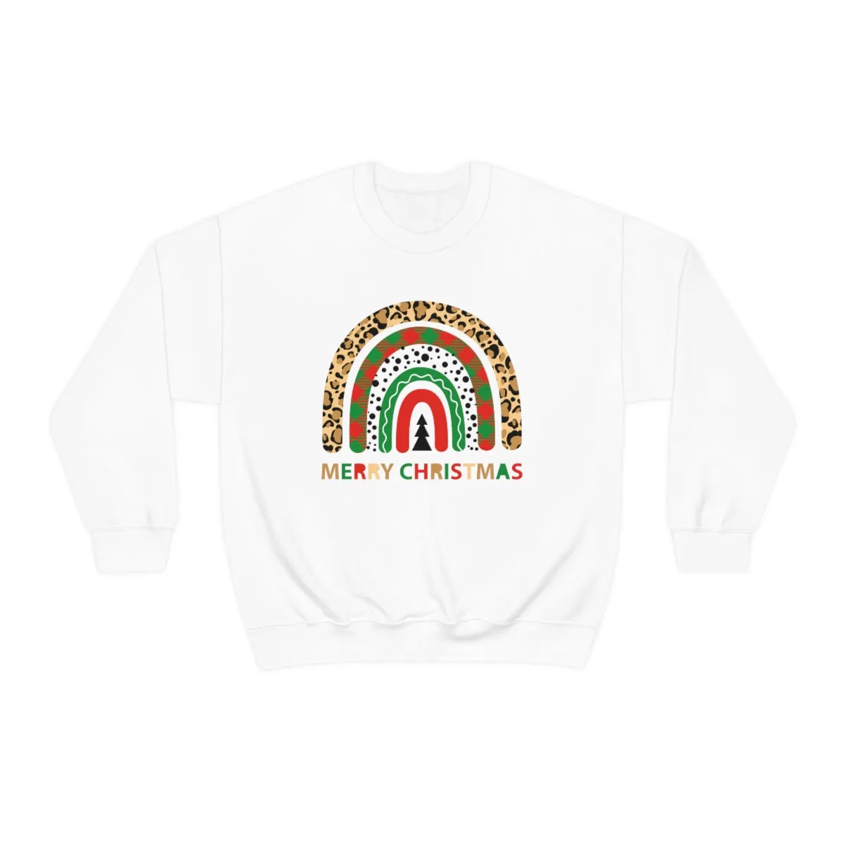Christmas Rainbow Unisex Sweatshirt sold by Always Stylish Mama