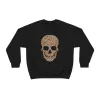 Skull Head Leopard Unisex Sweatshirt sold by Always Stylish Mama