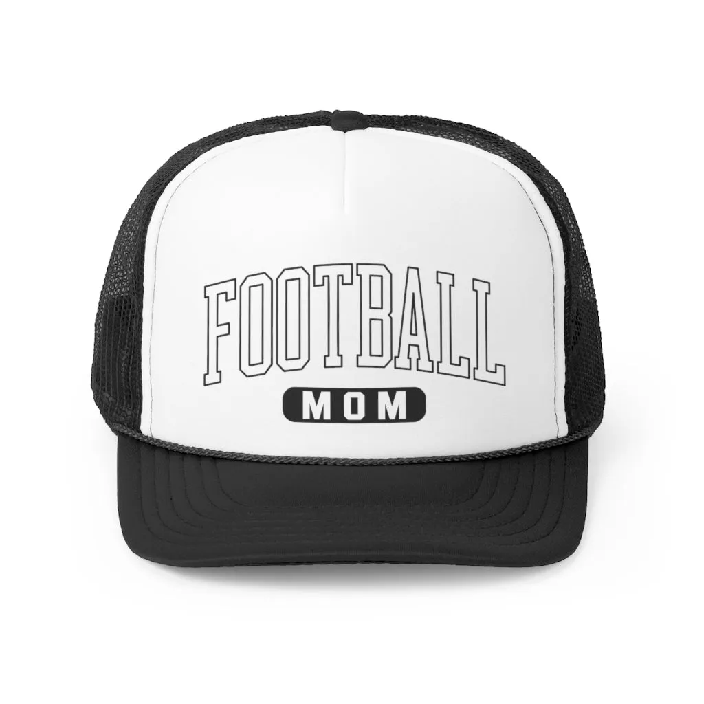 Football Mom Trucker Caps sold by Always Stylish Mama