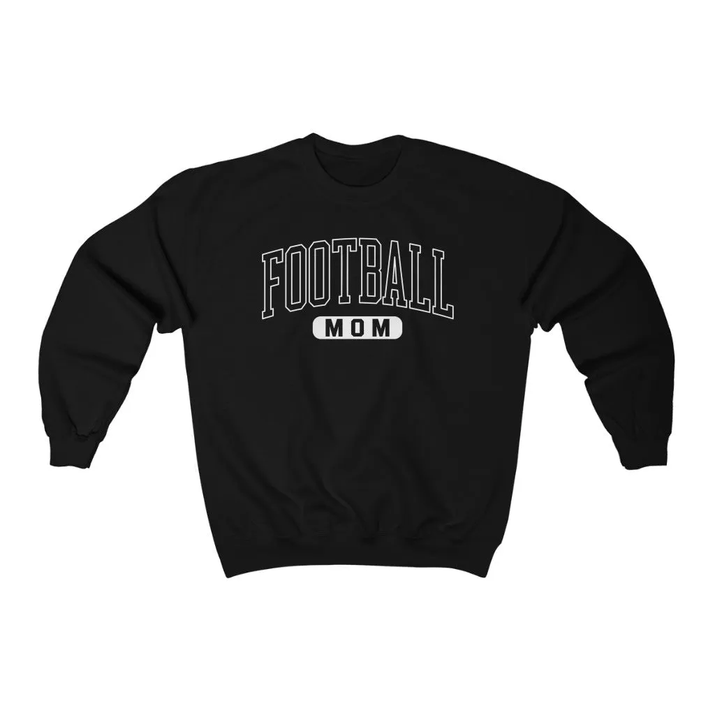 Football Mom Outlined Unisex Sweatshirt sold by Always Stylish Mama