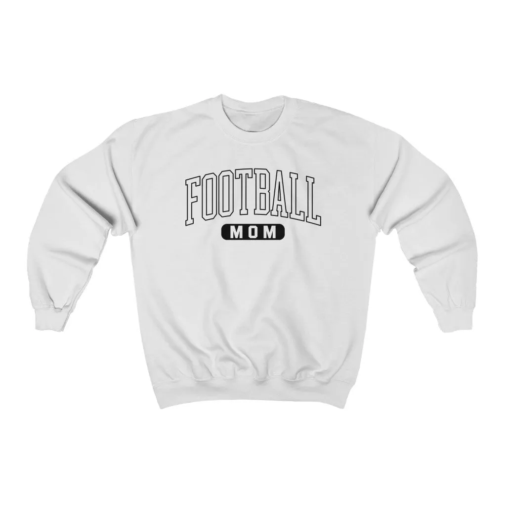 Football Mom Outlined Unisex Sweatshirt sold by Always Stylish Mama product image thumbnail 2