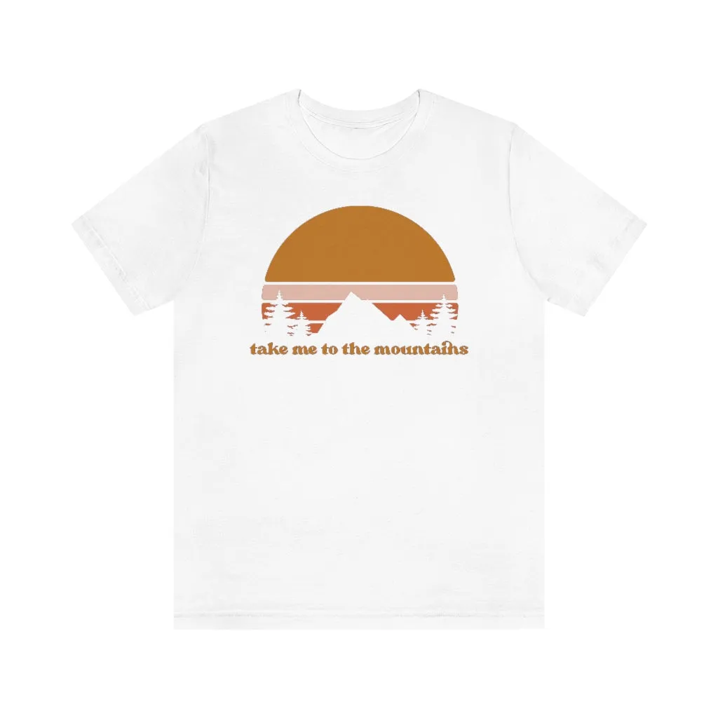Take Me To The Mountains Unisex Tee sold by Always Stylish Mama product image thumbnail 4