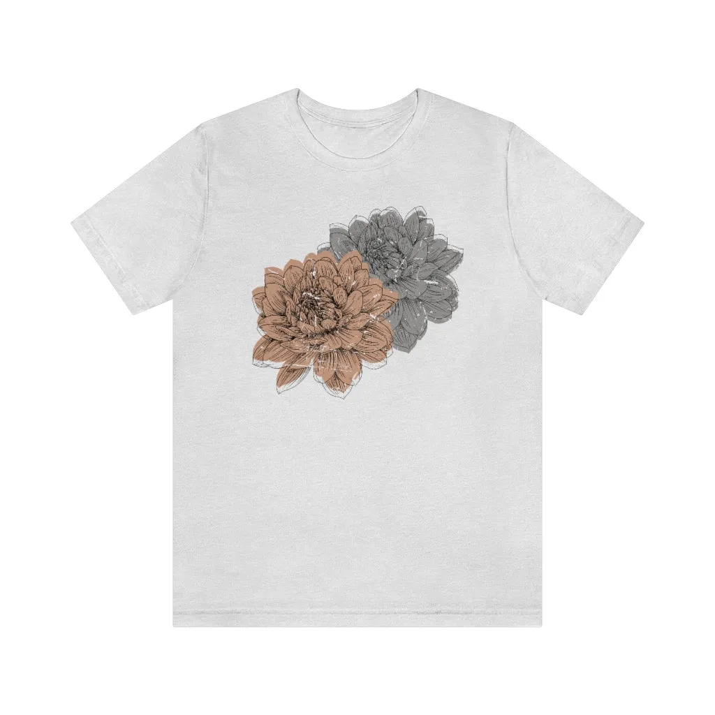 Grungy Flowers Unisex Tee sold by Always Stylish Mama