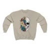 Fall Floral Skull Unisex Sweatshirt sold by Always Stylish Mama