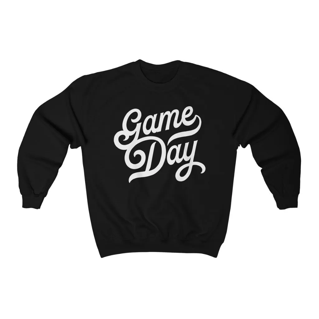 Game Day Script Unisex Sweatshirt sold by Always Stylish Mama product image thumbnail 4
