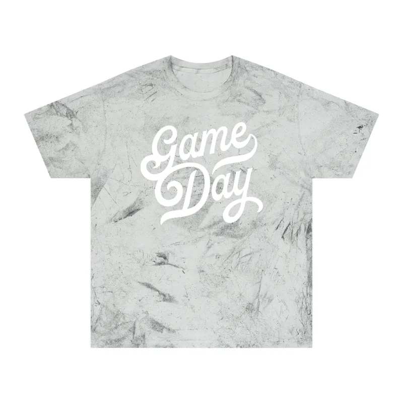 Game Day Script Color Blast Unisex T-Shirt sold by Always Stylish Mama