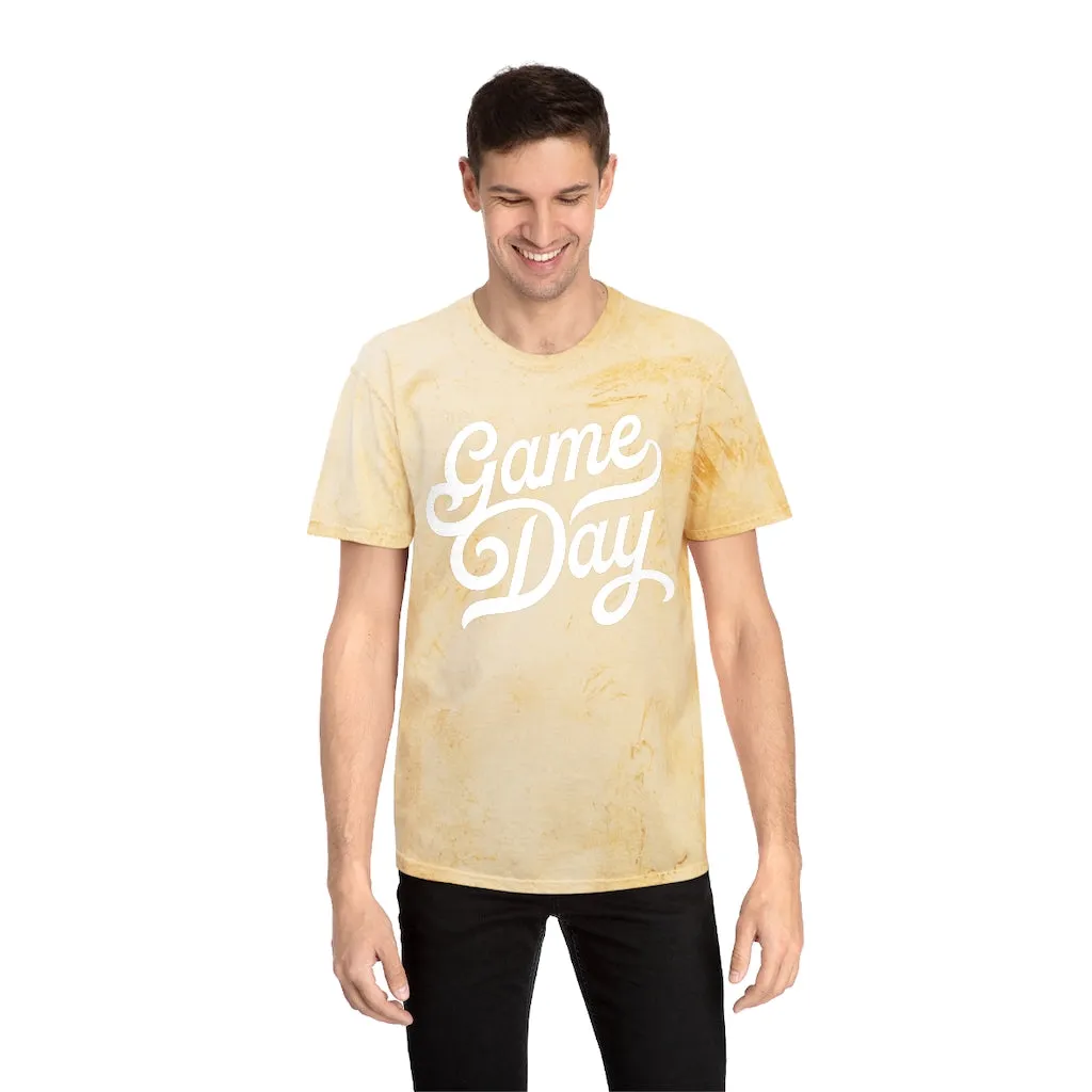 Game Day Script Color Blast Unisex T-Shirt sold by Always Stylish Mama product image thumbnail 5