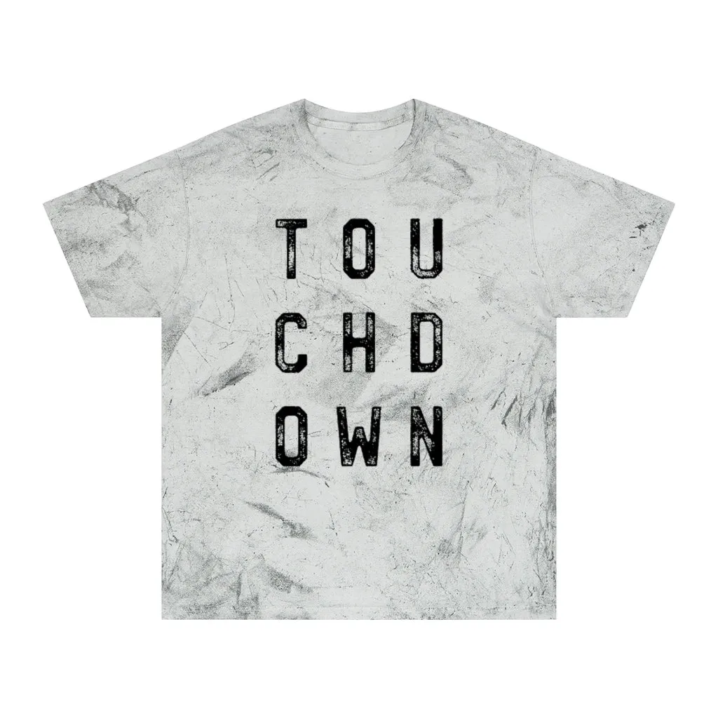 TOUCHDOWN Color Blast Unisex T-Shirt sold by Always Stylish Mama product image thumbnail 4