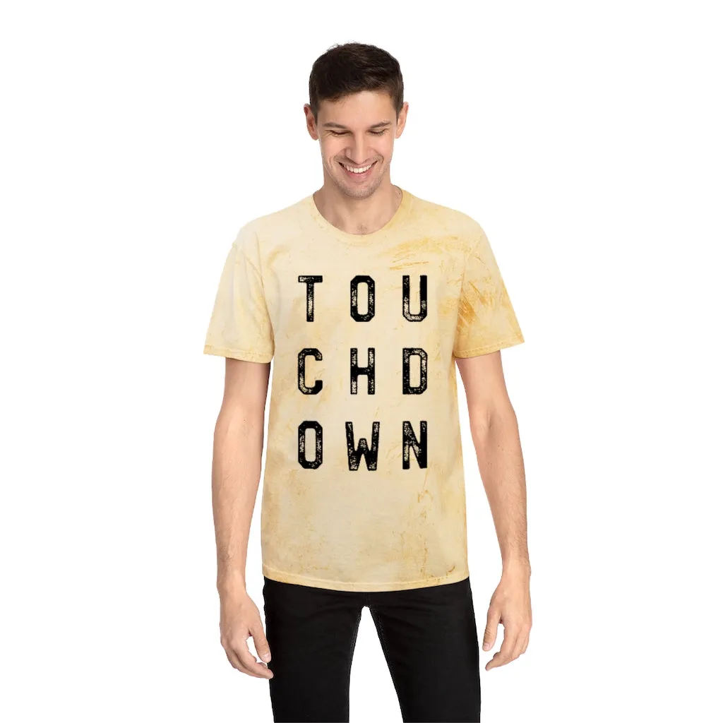 TOUCHDOWN Color Blast Unisex T-Shirt sold by Always Stylish Mama product image thumbnail 2