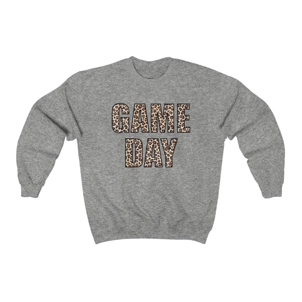Game Day Leopard Print Unisex Sweatshirt sold by Always Stylish Mama