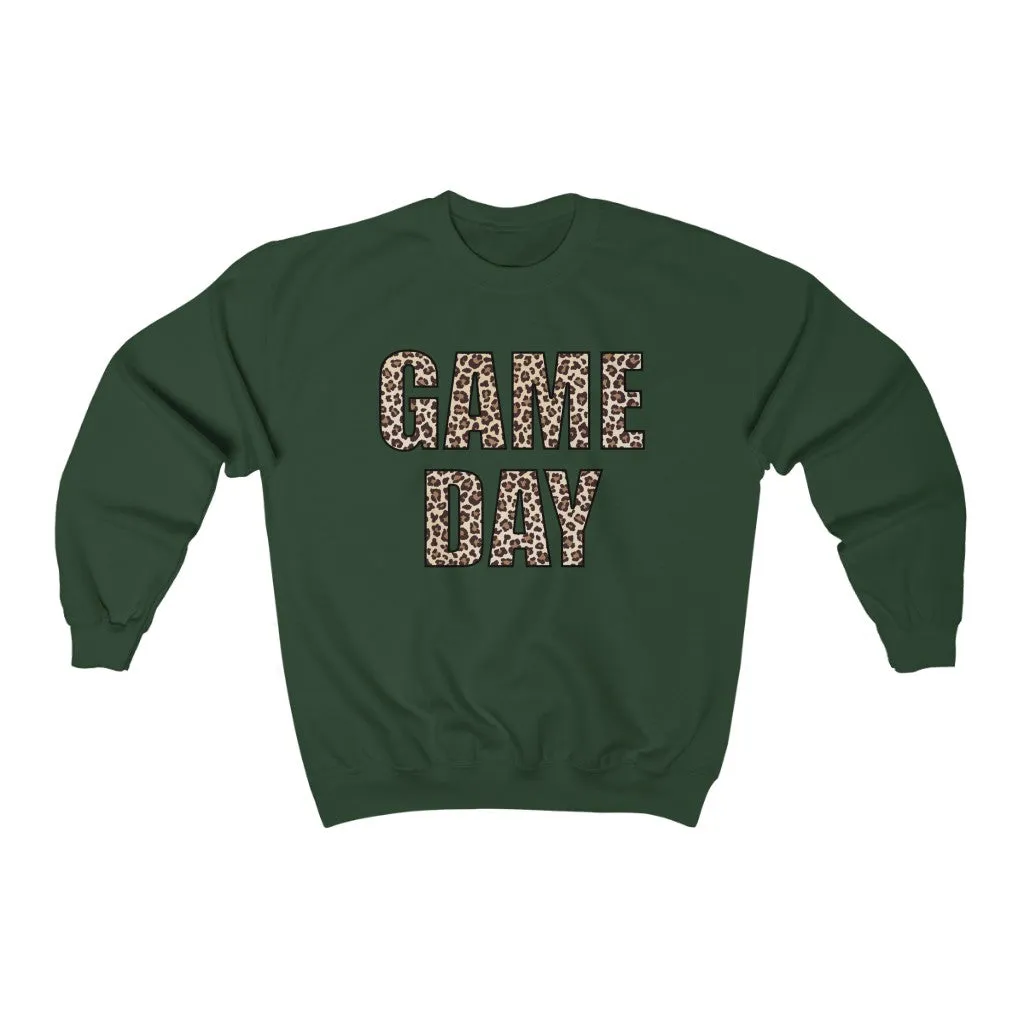 Game Day Leopard Print Unisex Sweatshirt sold by Always Stylish Mama product image thumbnail 5