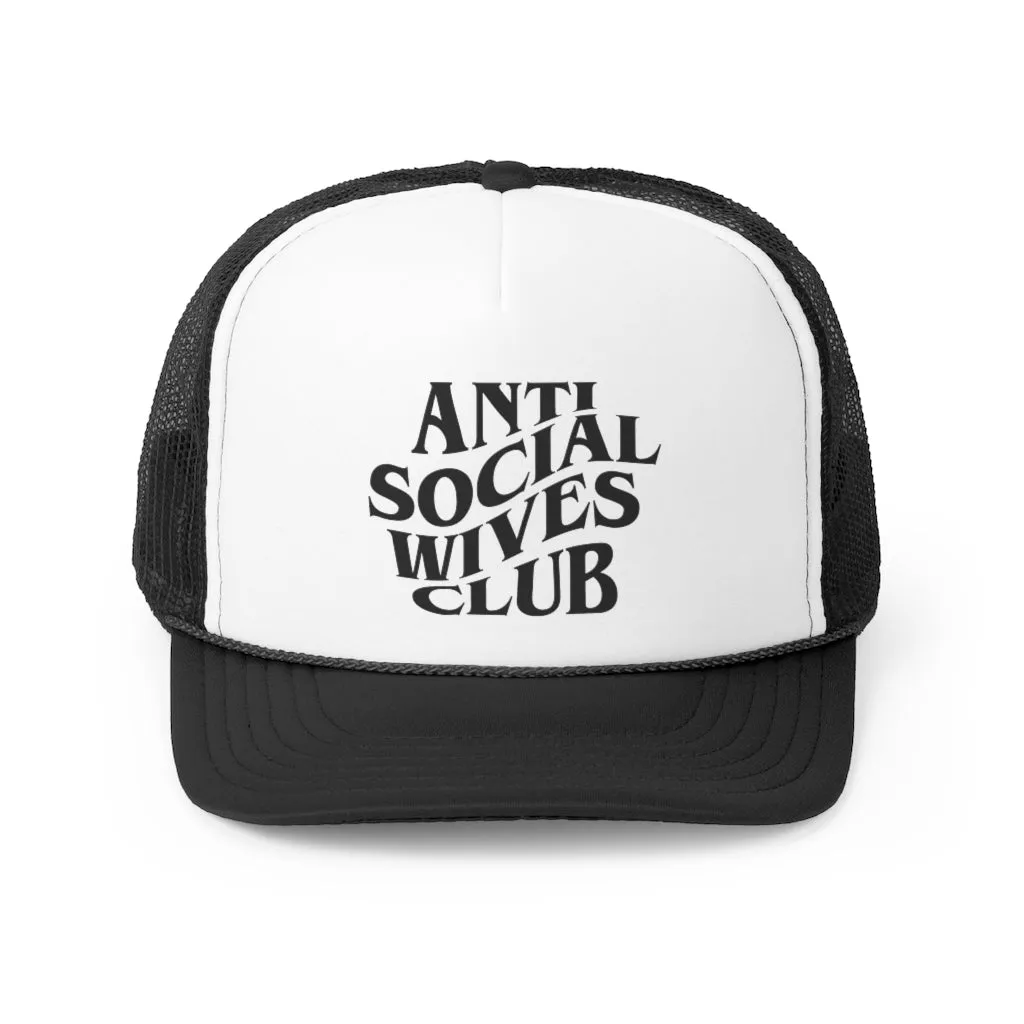 Anti Social Wives Club Trucker Caps sold by Always Stylish Mama