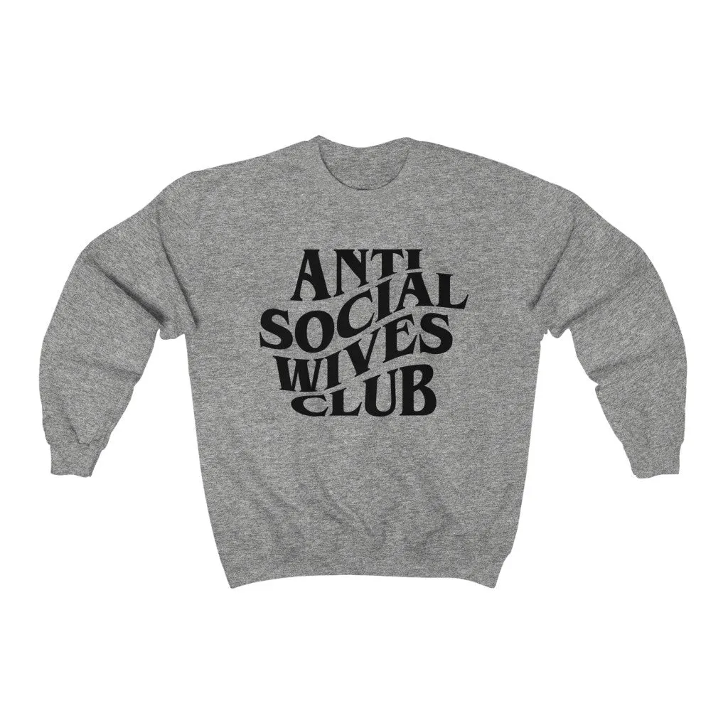 Anti Social Wives Club Unisex Sweatshirt sold by Always Stylish Mama product image thumbnail 4